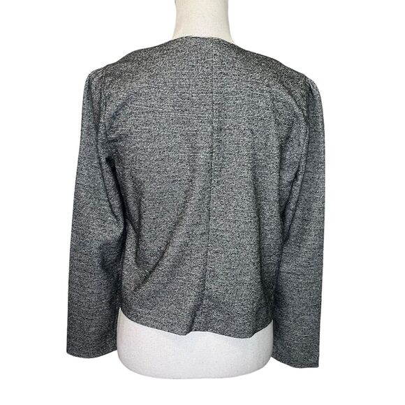 J.Crew NWT 365 Boucle Tweed Cropped Blazer Jacket Gray Women’s Size Small - Picture 4 of 11